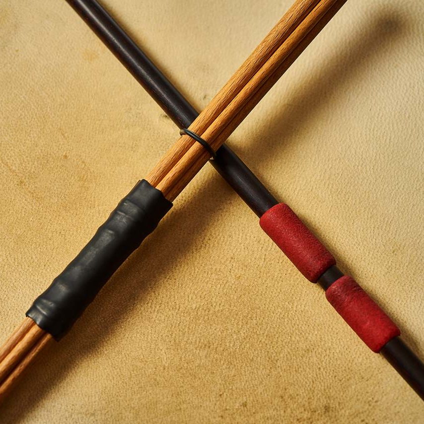Bodhran mit Sticks
